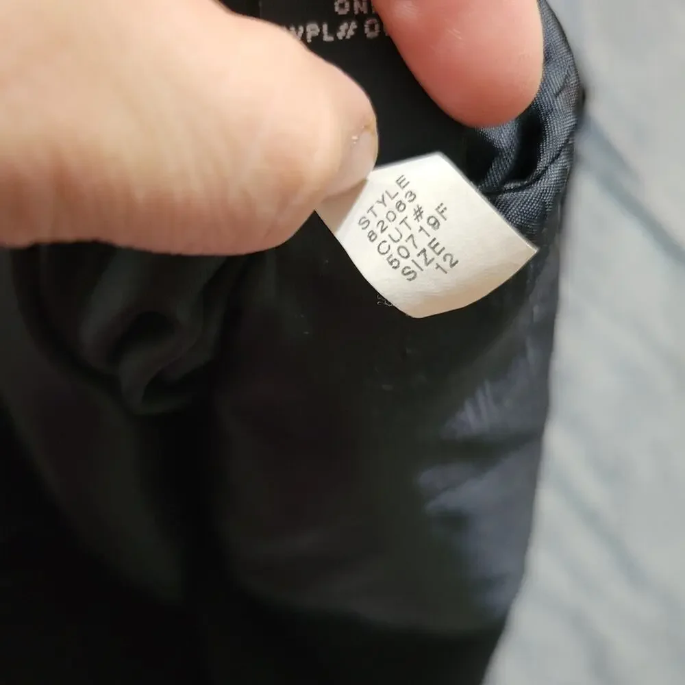 CLASS CLUB BIG BOYS SOLID DRESS JACKET BLAZER SZ 12 BLACK DOUBLE BREASTED JACKET